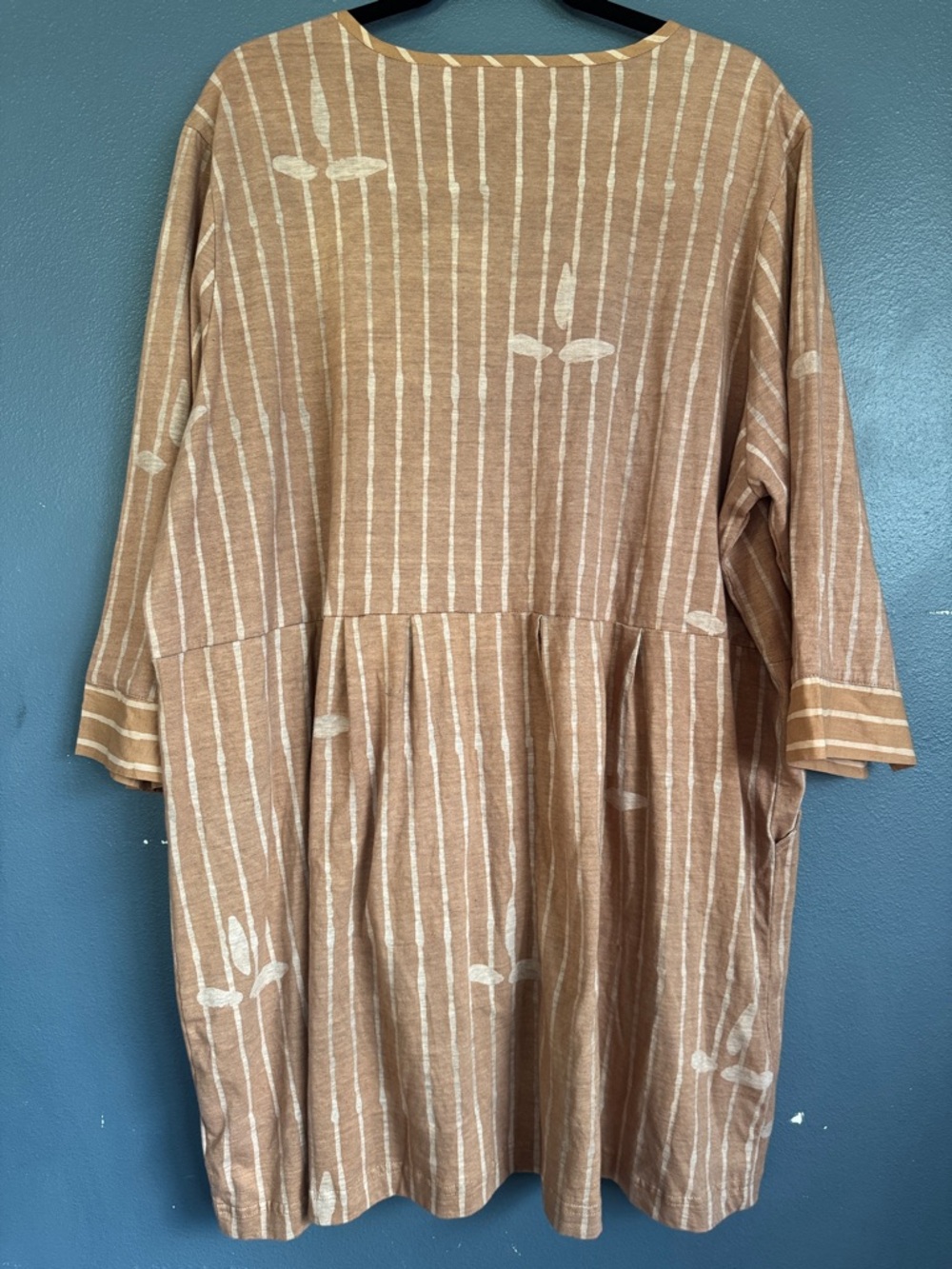 Button-Front Striped 100% Cotton Shirt - Picture 5 of 8